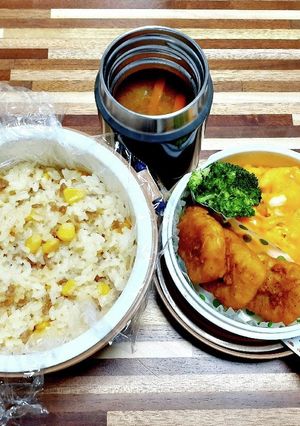 高校生男子お弁当22年10月25日-レシピのメイン写真