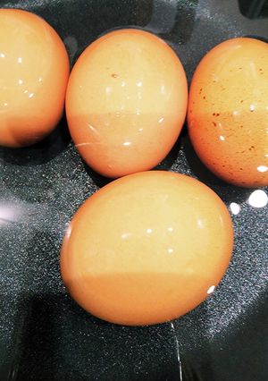 フライパンゆで卵-レシピのメイン写真