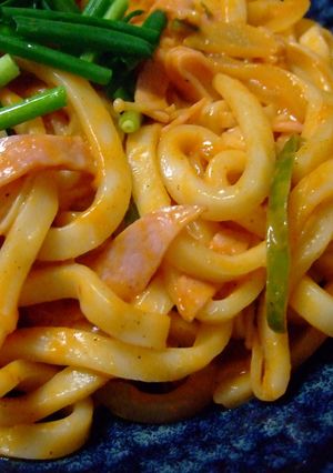 ♡休日ランチ③簡単うどんナポリ-レシピのメイン写真