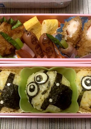 ミニオン弁当-レシピのメイン写真