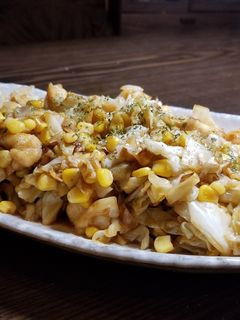キャベツと鶏胸肉のケチャップ炒め-レシピのメイン写真
