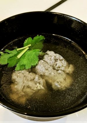 ヨド(クルメサヨリ)のすり身汁-レシピのメイン写真