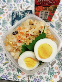 鶏ひき肉の炊き込みご飯-レシピのメイン写真