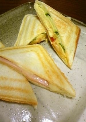 好評ランチなホットサンド♪-レシピのメイン写真