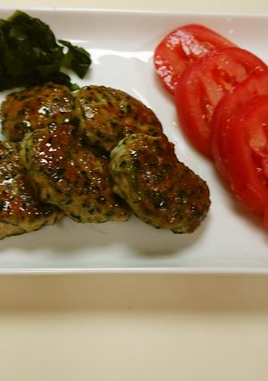 ほうれん草入り豚つくね-レシピのメイン写真