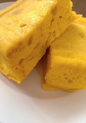 粉不使用!かぼちゃ蒸しパン-レシピのメイン写真