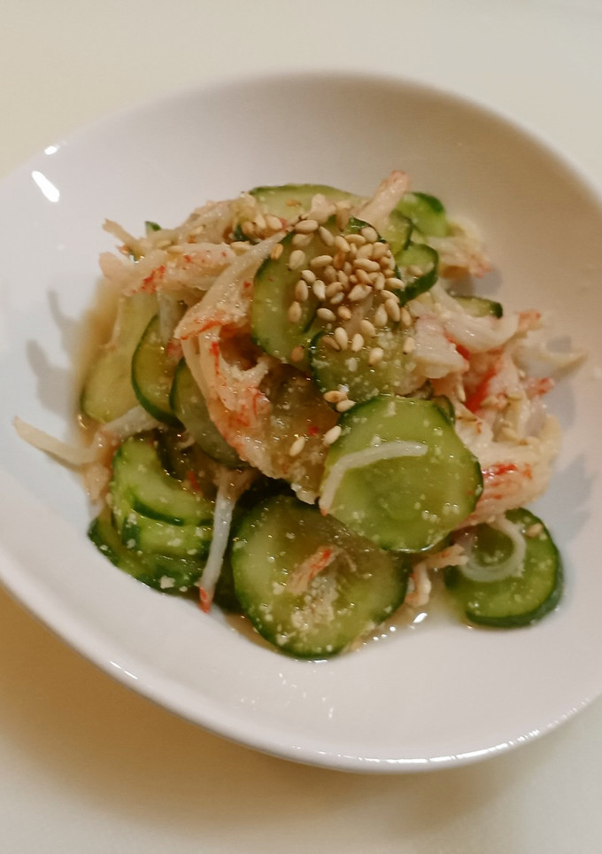簡単！胡瓜とカニカマの酢の物-レシピのメイン写真