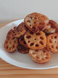 お弁当にも◎蓮根の甘辛炒め-レシピのメイン写真