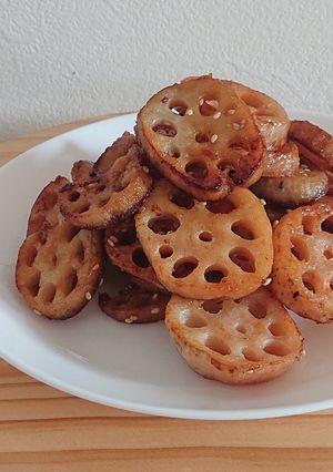 お弁当にも◎蓮根の甘辛炒め-レシピのメイン写真