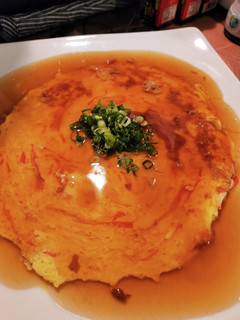 ふわふわ卵のかに玉あんかけ-レシピのメイン写真