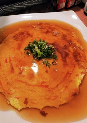ふわふわ卵のかに玉あんかけ-レシピのメイン写真