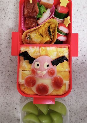 ポケモン バリヤード キャラ弁-レシピのメイン写真