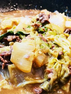 白菜と牛肉のオイスター炒め-レシピのメイン写真