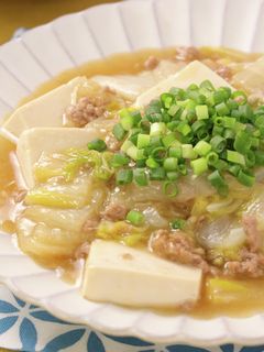白菜と豆腐のそぼろあん-レシピのメイン写真