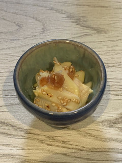 たけのこ(姫皮)の梅肉和え-レシピのメイン写真