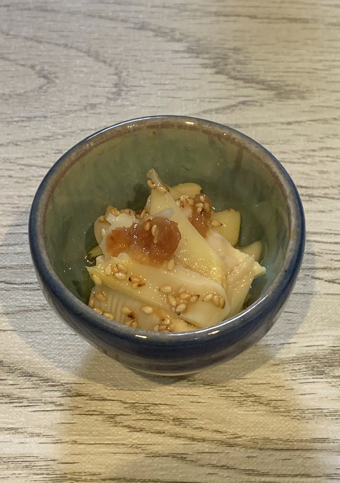 たけのこ(姫皮)の梅肉和え-レシピのメイン写真