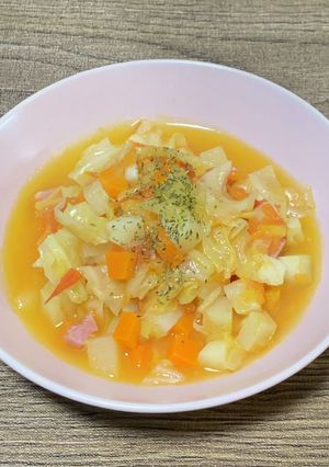 栄養たっぷり　無水ミネストローネ-レシピのメイン写真