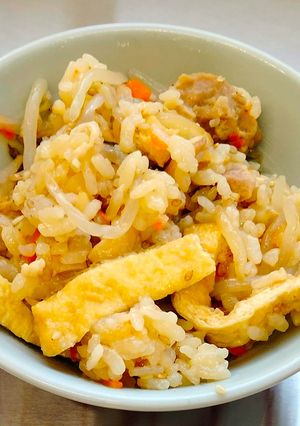 もやしの炊き込みご飯-レシピのメイン写真