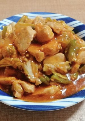 ☆揚げないヘルシー酢鶏白菜入り☆-レシピのメイン写真