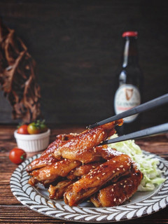 ビールがすすむっ \鶏手羽の甘辛炒め♪/-レシピのメイン写真