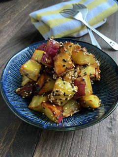 フライパンでコロコロ大学芋-レシピのメイン写真