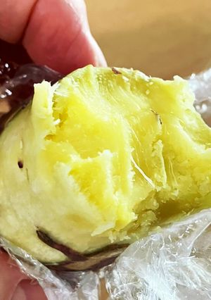 レンジで美味しい焼き芋(°_°)☆*-レシピのメイン写真