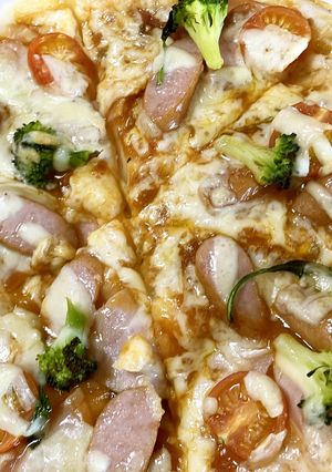 米粉でピザ!外はカリッと香ばしく♬-レシピのメイン写真