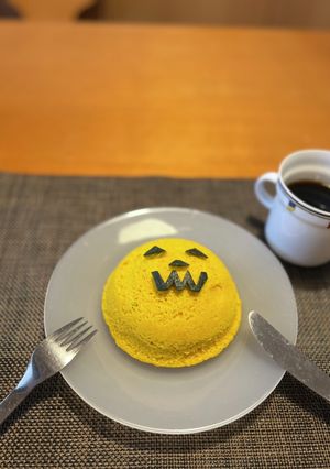 【備忘録】レンチンカボチャふわふわケーキ-レシピのメイン写真
