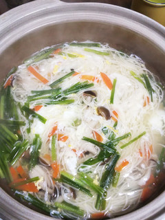 ニラと卵とそう麺と あったか煮麺-レシピのメイン写真
