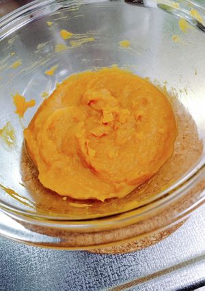 レンチン!かぼちゃのクリーム-レシピのメイン写真