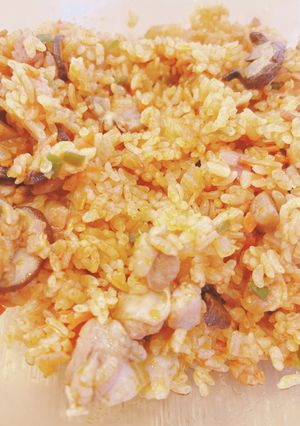 我が家のチキンライス-レシピのメイン写真