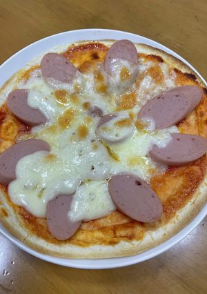 トルティーヤ生地で簡単ピザ❣️-レシピのメイン写真