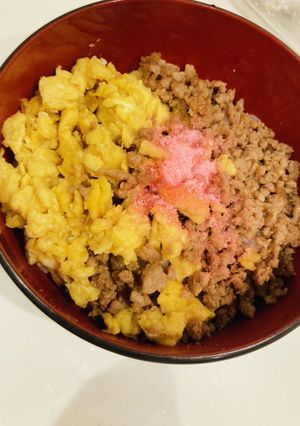 うちの三色丼ぶり-レシピのメイン写真