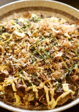 米粉でもっちりお好み焼き♪-レシピのメイン写真