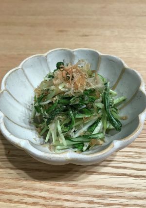 5分でできる！水菜としらす炒め-レシピのメイン写真