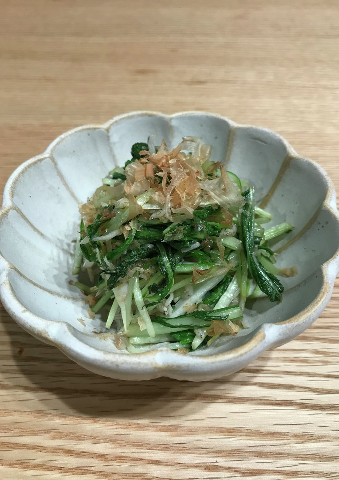 5分でできる！水菜としらす炒め-レシピのメイン写真