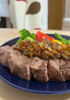 油不使用♪シャリアピンステーキ-レシピのメイン写真