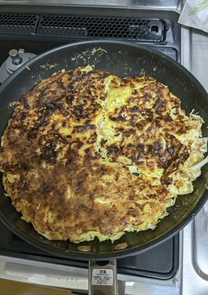 米粉でツナのお好み焼き-レシピのメイン写真