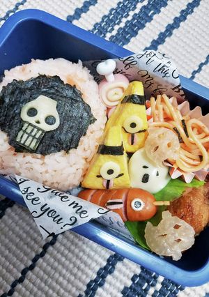 ワンピース ブルックキャラ弁-レシピのメイン写真