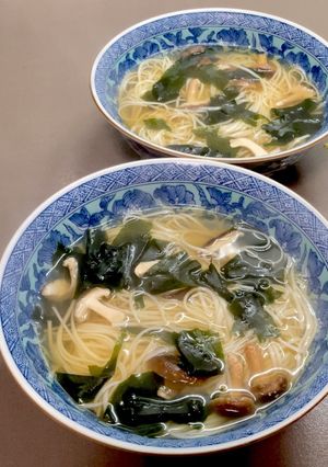 豚しゃぶの残りの出汁で、あっさりうどん-レシピのメイン写真