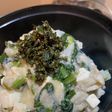 豆腐と舞茸の蓮根とじ