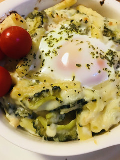 鶏肉&ゴーヤーの目玉やきグラタン-レシピのメイン写真