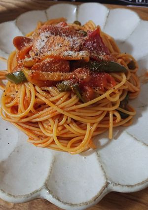 フレッシュトマトのナポリタンリピート料理-レシピのメイン写真