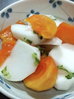 柿とかぶのマリネ-レシピのメイン写真