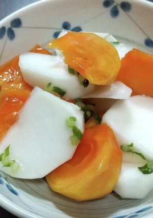 柿とかぶのマリネ-レシピのメイン写真