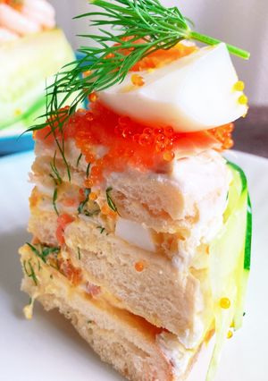 【スウェーデン】サンドイッチ・ケーキ-レシピのメイン写真