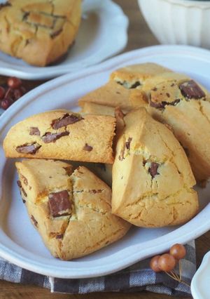 サクサク♡米粉のチョコスコーン-レシピのメイン写真