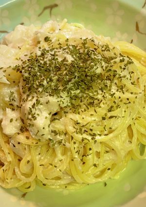 米粉でとろ〜り♪たらこクリームパスタ-レシピのメイン写真