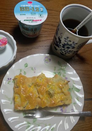秋スイーツ☆さつま芋と林檎の天板ケーキ。-レシピのメイン写真