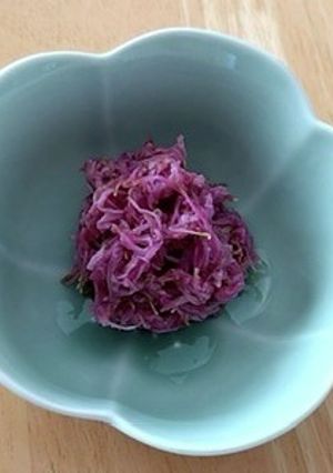 《もってのほか》梅風味酢の物-レシピのメイン写真
